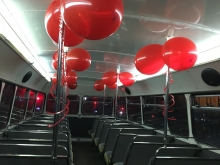 Red Balloons & Streamers